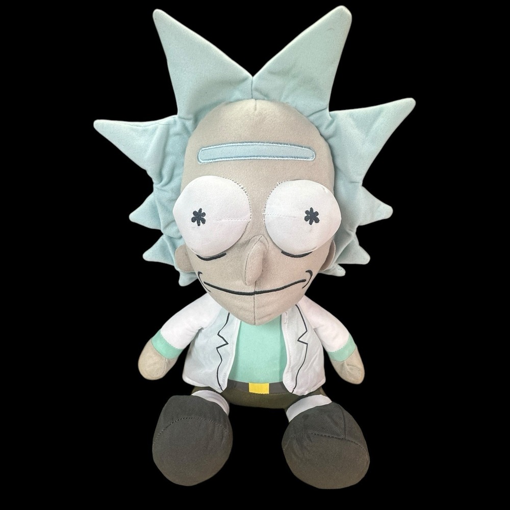 Rick & Morty Rick Sanchez Plush Stuffed Animal Doll Adult Swim Toy Factory 20"
